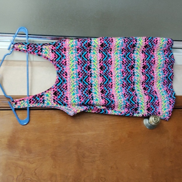 💥5/$15💥  No Boundaries Colorful  Women's Tank Top  XL - Picture 3 of 4